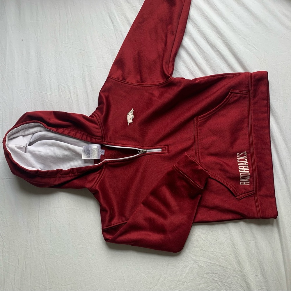 Red Razorback hoodie